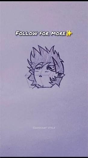 Draw face perspective Easy✨️ #shorts #drawing #anime #tutorial #sketch #howtodraw #art #fyp #desenho