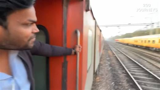 25Hours in MADGAON Rajdhani express Train Journey with IRCTC Delicious Food #indianrailways | 200Journeys