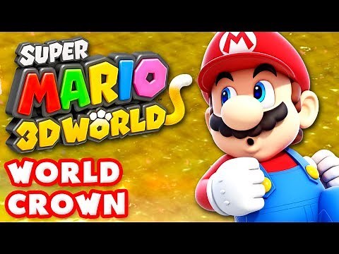 Super Mario 3D World - World Crown 100% (Nintendo Wii U Gameplay Walkthrough)
