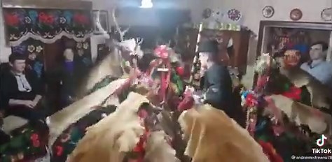 Romanian pagan traditional dance