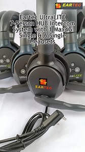 Stay connected and in sync with the Eartec Ultralite 7-person hub headset system, combining lightweight comfort and superior audio quality for efficient teamwork and unparalleled communication. GRAB YOURS NOW!!! #filmmaking #studiolights #ShutterMasterPro #EquipYourArtistry #Eartec #VideoProduction #audio | ShutterMaster Pro