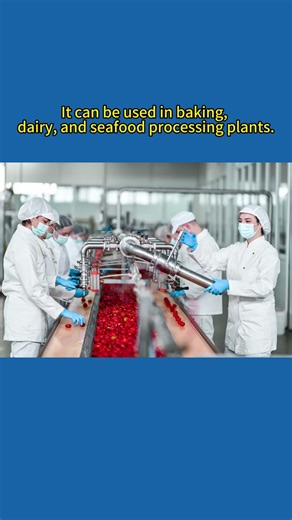 Efficient foam cleaning for food plants! 🚀 Rinse + Foam + Sanitize in one machine. DM for details!