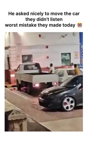 Don’t Ever Block a Pickup Driver 😬 #shorts #karma #revenge #parking #truck #volkswagen