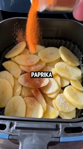 Crispy Air Fryer Potato Chips in Minutes! 🥔🔥 Better Than Store-Bought! #Shorts #Food #EasyRecipe