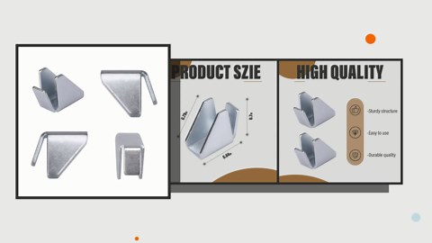 Metal Cabinet Shelf Clips for Husky Garage Cabinet - Removable Shelf Clips Bracket Replacement for Inside Storage Cabinet, 8 Pieces