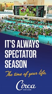 Pool season just got a whole lot hotter! Enjoy luxury cabanas, cocktails, pool parties, & more under the Vegas sun at Stadium Swim☀️ | Circa Las Vegas
