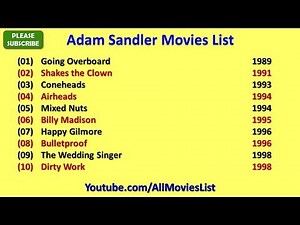 Adam Sandler Movies List