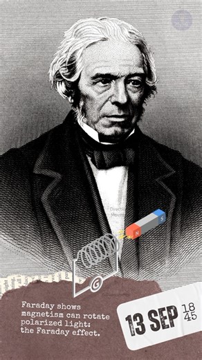 13 Sep — Faraday Effect | On This Day in Physics