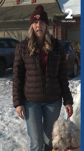 An Owasso assistant principal took advantage of the snow and ice by creating an igloo for her students! Jaqueline Pope from Morrow Elementaty taught lessons from inside the igloo this week. ❄️☃️ | KJRH