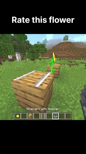 Rate this flower #minecraft #gaming