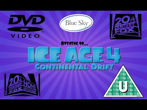 Opening to Ice Age 4: Continental Drift 2012 UK DVD