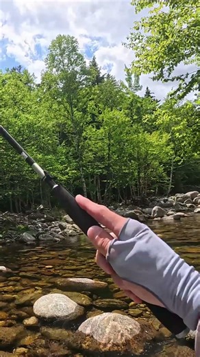TenkaraBum 40F rod. Fly fishing for native brook trout in NH