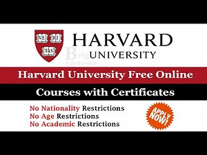 Harvard University Free Online Courses 2024-25 | No Fee | How to Enroll