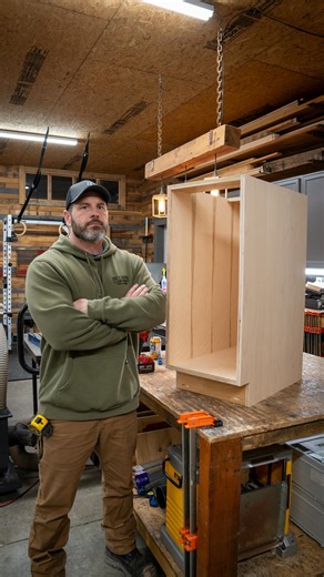 Justin Metzler on Instagram: "Drawer Base Cabinet tutorial. Starting a new cabinet. 2 drawers. 3/4” maple plywood case. Going to have a maple frame. And undermount drawer slides. Stay tuned for the rest. 👍"