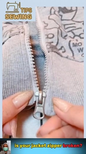 5.2M views · 17K reactions | Tips for repairing clothes zippers #sewing #tailor #reels | Sewing Tips | Facebook