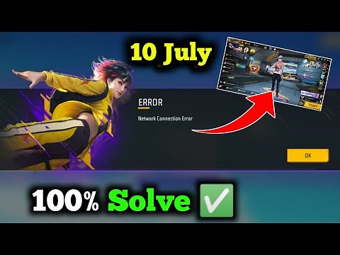 Free Fire "Network Connection Error" Problem Solution✅ || Free Fire Network Error Problem Fix 2025