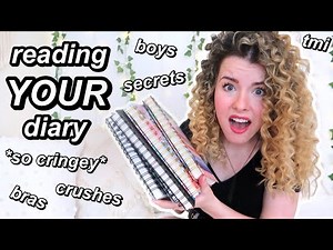 reading YOUR diaries | exposing my subscribers secrets