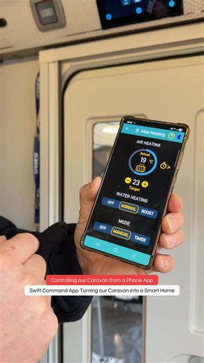 Touring with Riva | Caravan… meet smart home 📱🚐✨ Controlling everything from my phone thanks to Swift Command App. I’m Obsessed! Once you have this, there’s... | Instagram
