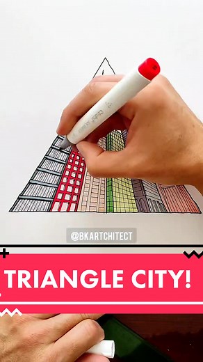 Triangle City Shirt Drawing Tutorial