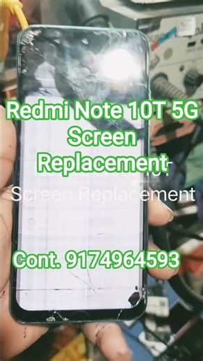 Redmi Note 10T 5G Mobile Ki Screen Kese Chenge Kare, How To Change Note Mobile Screen #redmimobile
