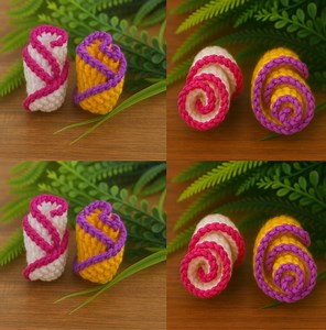 Very easy and wonderful rosebud making that broke records on social media #crochet #knitting #diy #design | Knitting & Crochet World