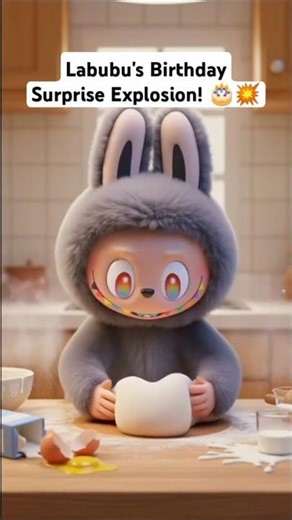 Labubu's Birthday Surprise Explosion. #Labubu#ToyAnimation#3DAnimation#CartoonComedy#FunnyVideo