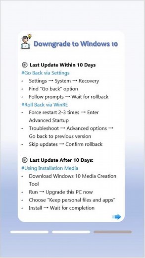 Downgrade from Windows 11 to Windows 10 Without Losing Files!#Windows10 #windowsupdate