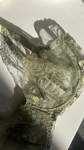 Spring is in the air 👒✨ Time to refresh your wardrobe - our Arianna Balcony Bra is a romantic first addition to your seasonal update. #fleurofengland #luxurylingerie #spring #arianna #greenlingerie #matcha #olivegreen | Fleur of England