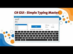 C# GUI - Simple Typing Master With Source Code