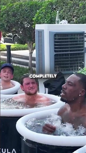 When he tried the ice bath challenge, he thought it would be easy...