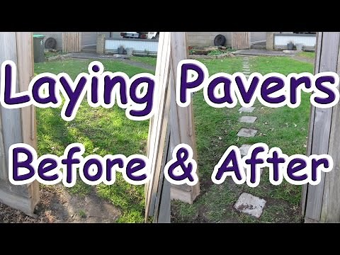 How to Install Brick Pavers on Grass (Installing Brick Pavers on Dirt)
