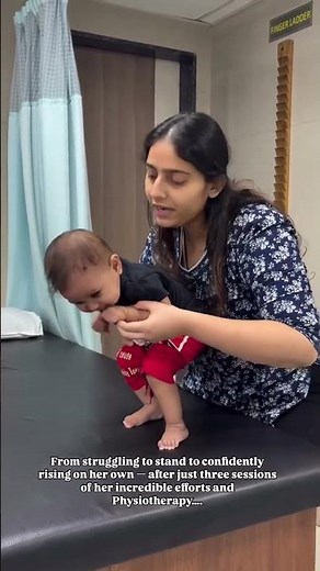 Delay Milestones!After a week of intensive therapy we finally achieved! #baby #cerebralpalsy #physio