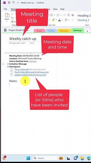 Pro tip for OneNote #shorts