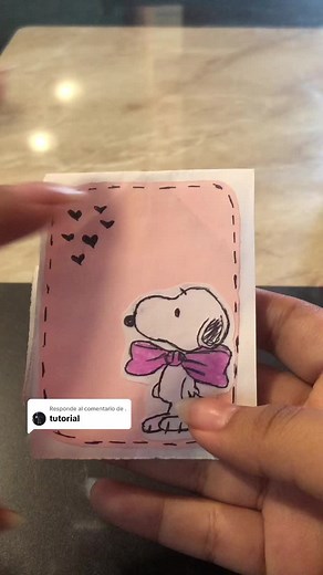 Fácil Tutorial de Cartas y Manualidades de Snoopy