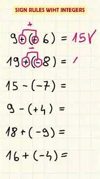 Adding Integers | Easy Math Practice ✍️📖✨