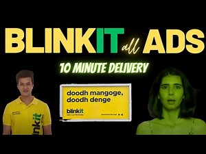Blinkit 10 minute delivery Advertisment | MarketinGuy