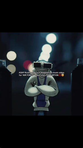 A$AP Rocky Unveils 'AIR FORCE' Music Video Featuring Tim Burton