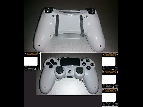 PS4 EZ Remap board + PADDLES, DIY GAMER TUTORIAL BUILD YOUR OWN PLAYSTATION 4 Scuf style Controller