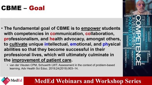 MedEd AV13 - Integrated Teaching and Learning in Competency based Medical Education | Alam Malik
