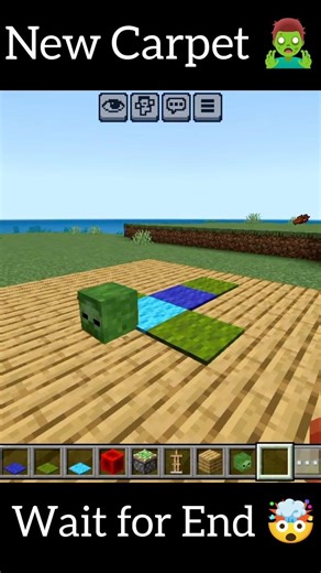 Zombie Carpet Design in Minecraft! 🧟 | ‪@devrajj21‬ | #minecraft #shorts
