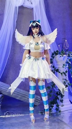 🩵Angel Stocking Cosplay from New Panty And Stocking with Garterbelt | EZCosplay
