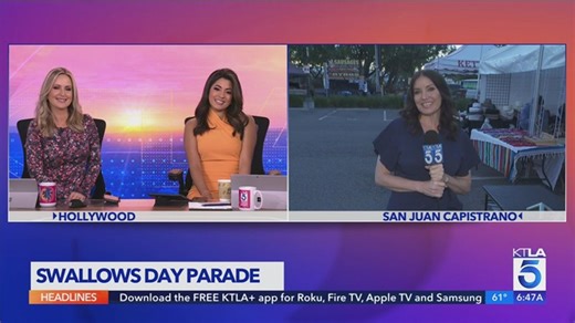 Swallows Day Parade returns to San Juan Capistrano with vendors, music