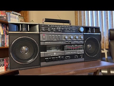 Amazing Performance + Superadio Tuner! 1984 GE Model 3-5266B Boombox