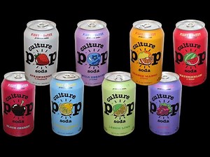 Pop Culture Strawberry, Berries, Orange Mango, Watermelon, Black Cherry, Ginger, Lemon Lime, Grape
