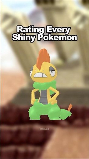 Shiny Scrafty Rating Every Shiny Pokemon #pokemon #shinypokemon