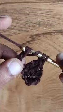 Double Treble Crochet stich Tutorial Malayalam @learnWithanna-k2h #crochet #shorts