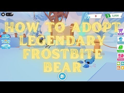 Roblox Adopt Me How To Adopt Legendary Frostbite Bear & Growth Stages & Tricks In Adopt Me Roblox