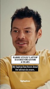 Harry Styles’ LAPTOP is DEAD for 6 YEARS
