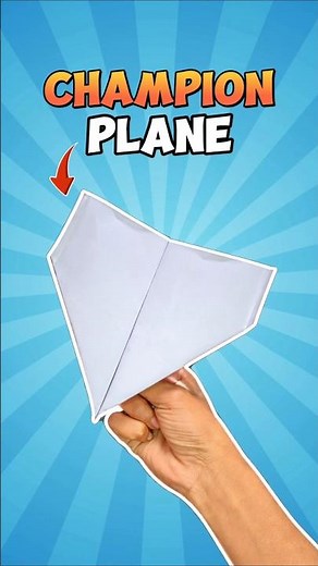 championship🏆 winning paper plane, world record paper plane, boomerang plane #shorts