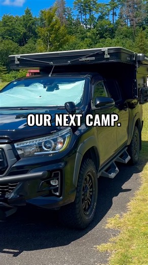 To a new campsite. Arriving at Oishi Auto Camping Village with HILUX × FWC | Niigata